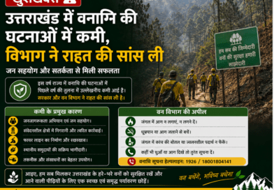 उत्तराखंड में वनाग्नि की घटनाओं में कमी, विभाग ने राहत की सांस ली